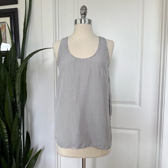 Everlane Silk Striped Tank Top - Picture 1 of 6